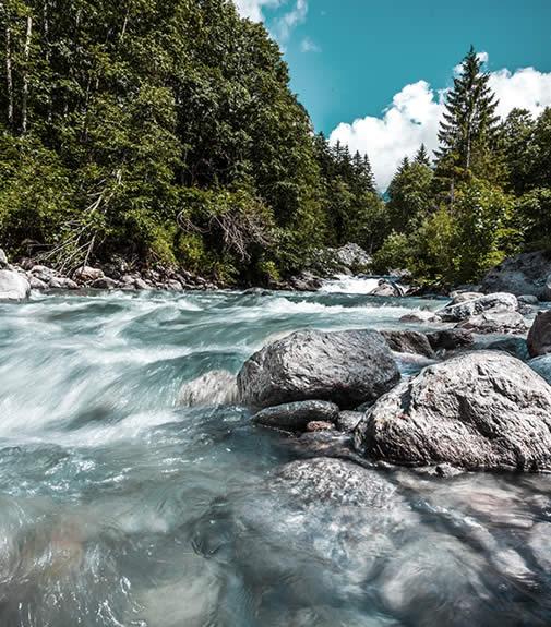 photo of a mountain stream