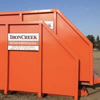 IronCreek shale bins for rent